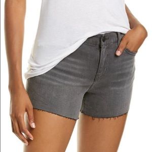 Hudson Gracie Vervain Denim Shorts in Medium Grey –– NWT